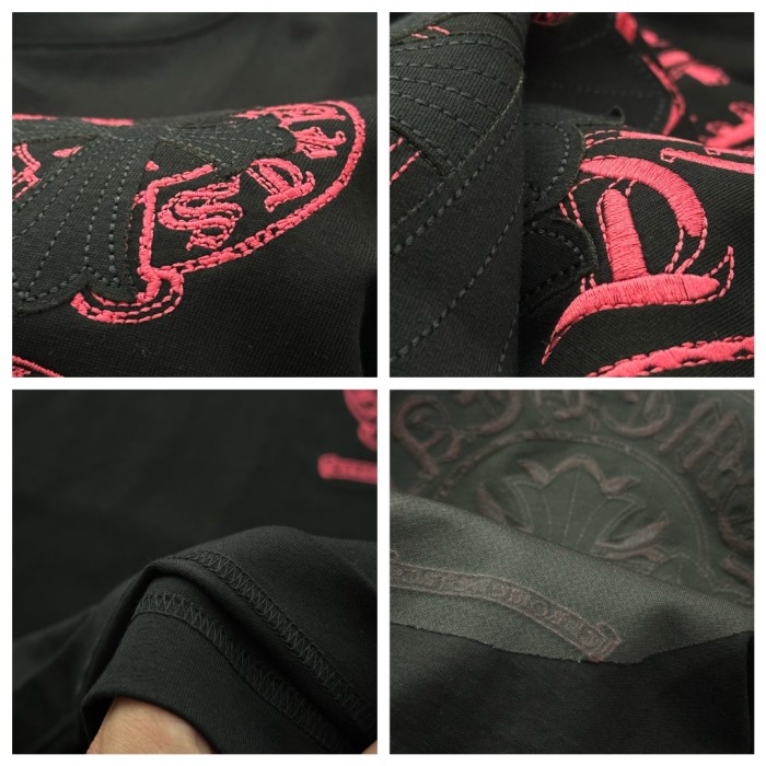 Chrome Hearts Logo Patch Short-Sleeved T-Shirt