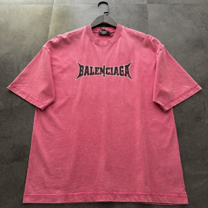 Balenciaga Snowflake Print Short-Sleeved T-Shirt