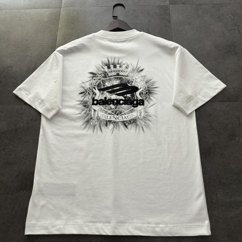 Balenciaga Logo Embroidered Short-Sleeved T-Shirt
