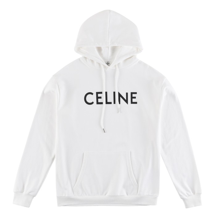 Celine 2021 Signature Logo Hoodie