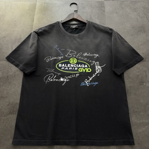 Balenciaga Baseball Signature Short Sleeve T-Shirt
