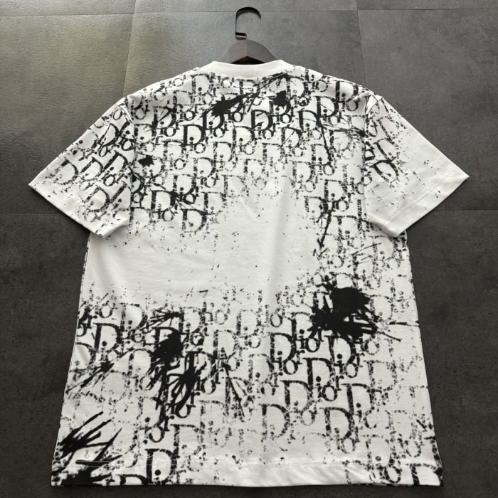 Dior Jacquard Logo Short-sleeved T-shirt