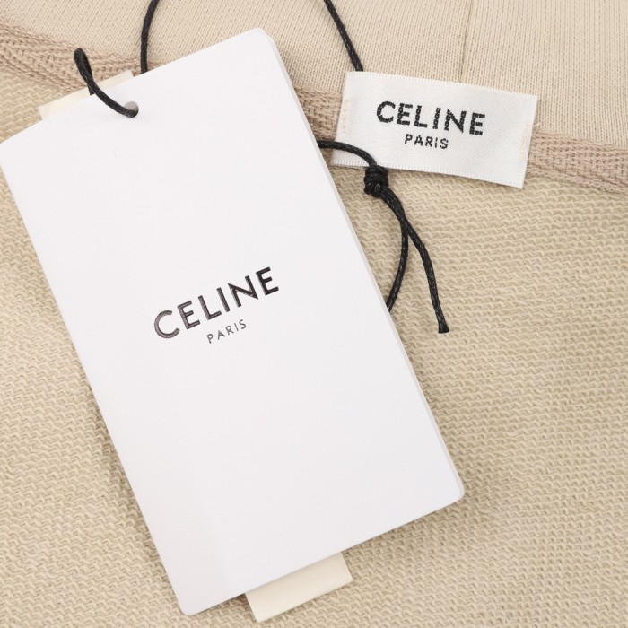 Celine 2021 Signature Logo Hoodie