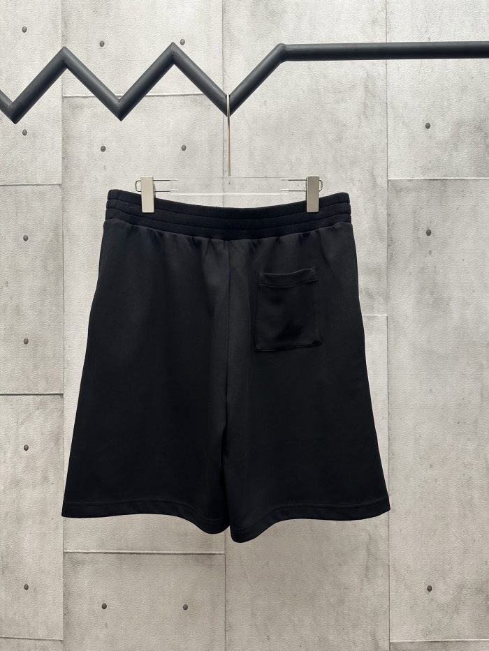 Louis Vuitton Logo Diamond Cotton Knit Shorts