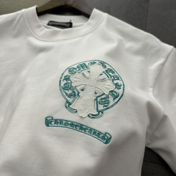 Chrome Hearts Logo Patch Short-Sleeved T-Shirt