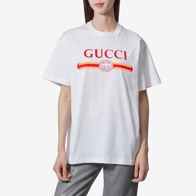 Gucci Printed Cotton Jersey T-Shirt
