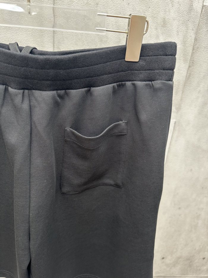 Louis Vuitton Logo Diamond Cotton Knit Shorts