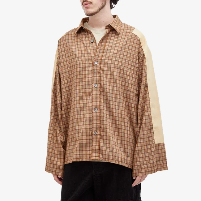 Acne Studios Men's Sampa Dry Flannel Check Shirt
