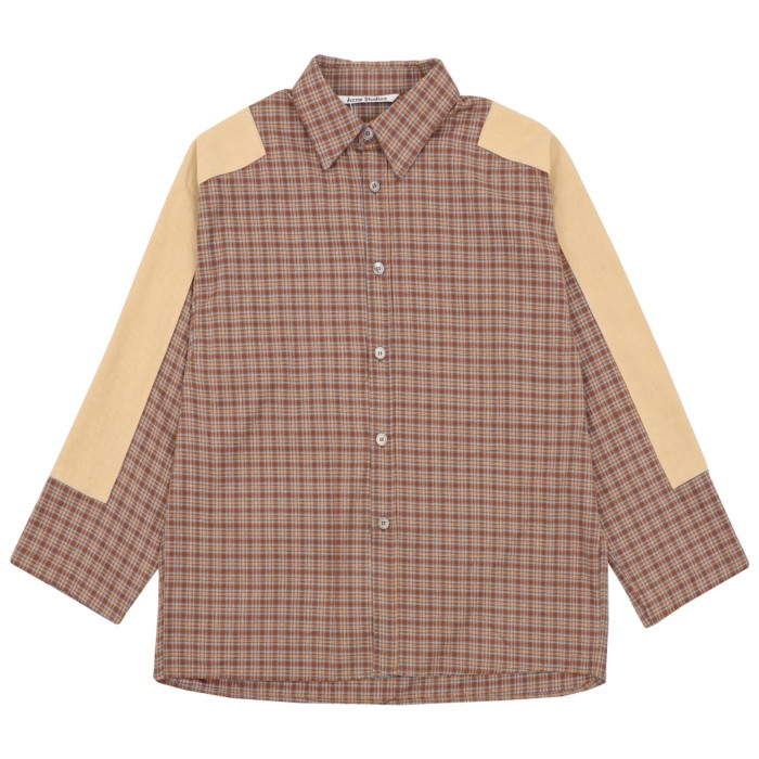 Acne Studios Men's Sampa Dry Flannel Check Shirt