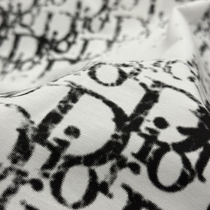 Dior Jacquard Logo Short-sleeved T-shirt