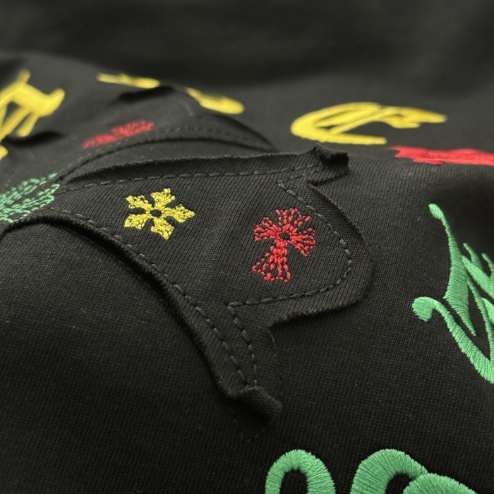 Chrome Hearts Horseshoe Patch Short-Sleeved T-Shirt