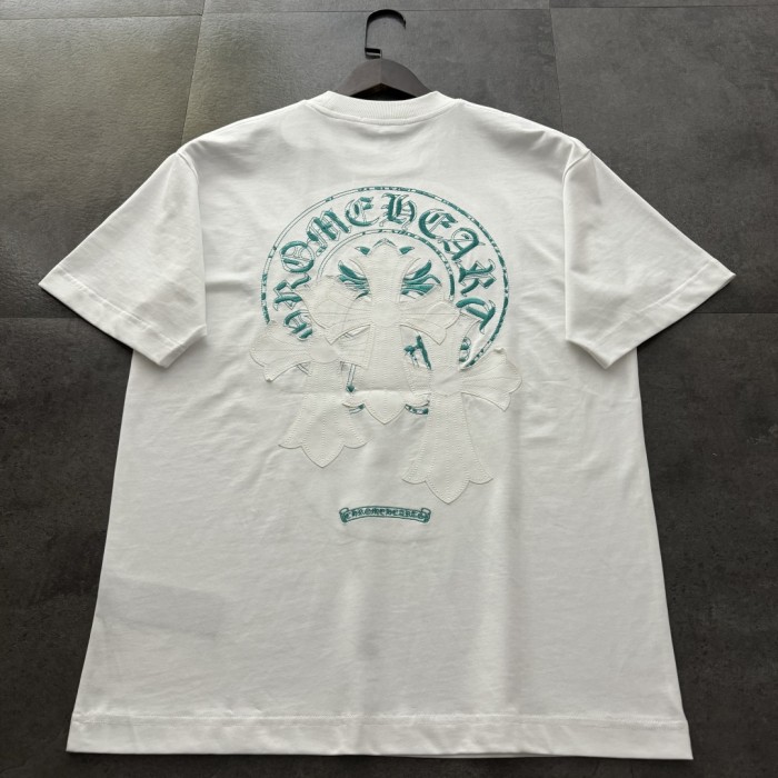 Chrome Hearts Logo Patch Short-Sleeved T-Shirt