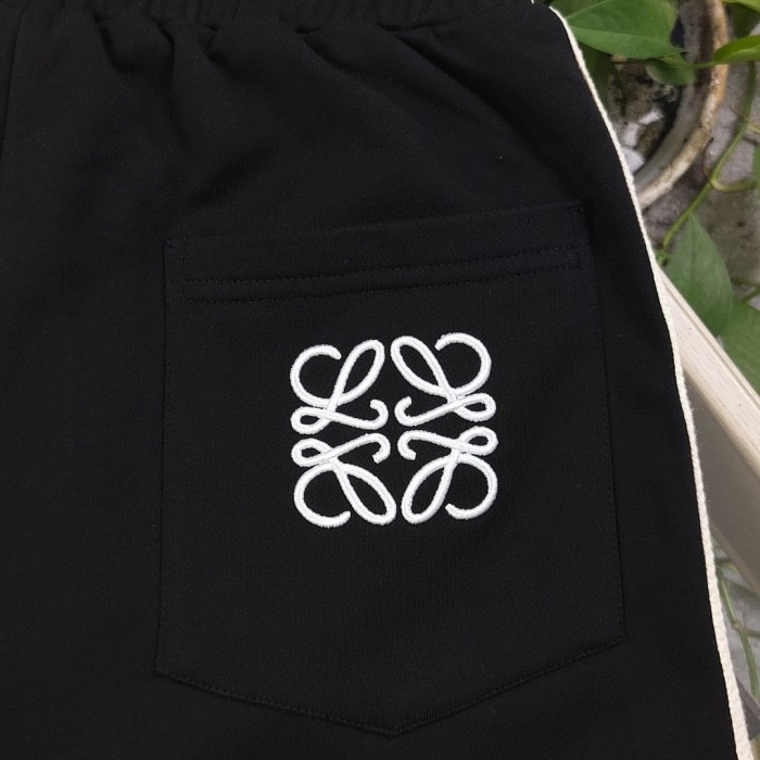 Loewe Logo Embroidered Shorts