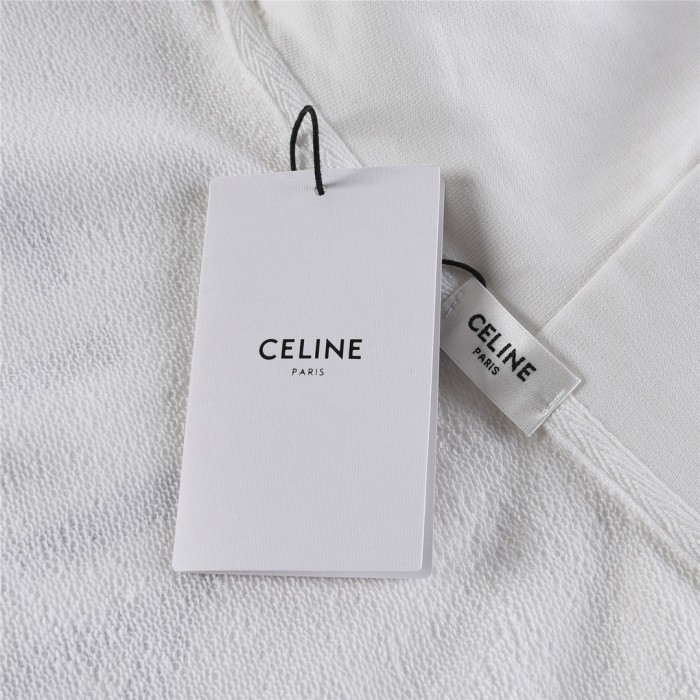 Celine 2021 Signature Logo Hoodie