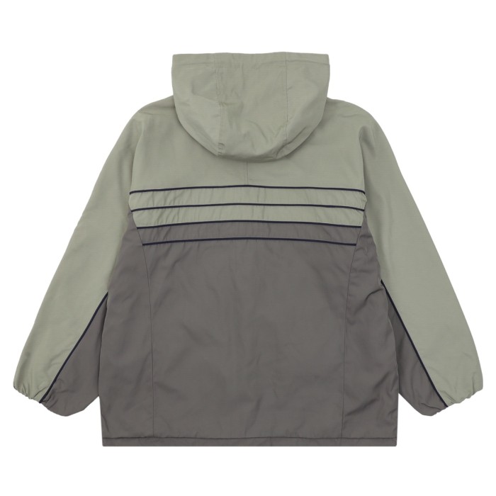 Chanel CC Embroidery Zip-Up Hooded Trench Jacket