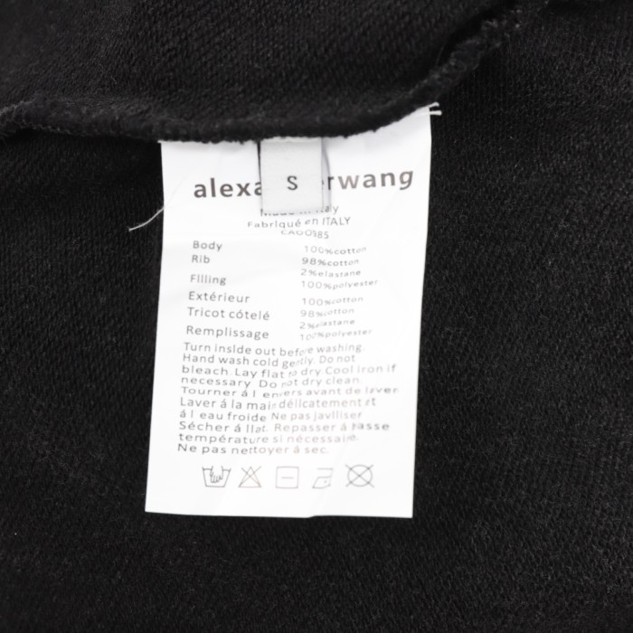 Alexander Wang Sweater With Oversized Logo Sweatshirt