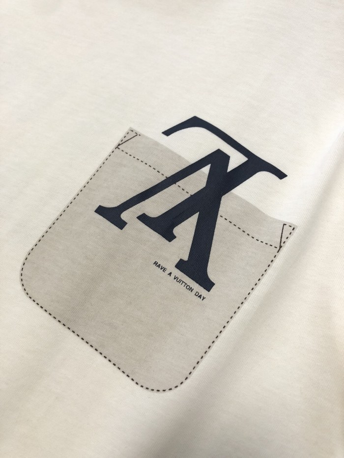 Louis Vuitton Fake Pocket Short Sleeve T-Shirt