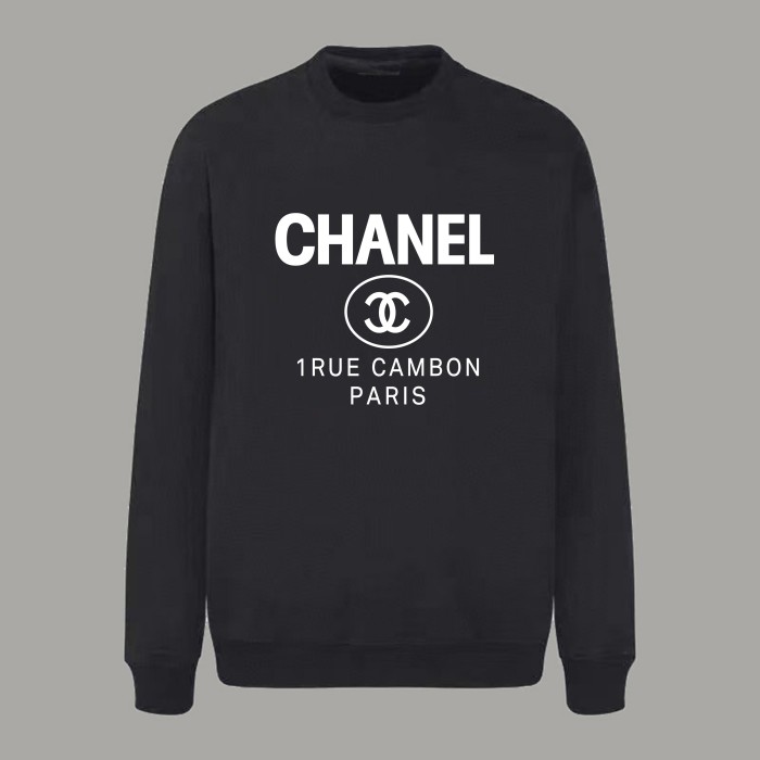 Chanel Logo Print Crew Neck Sweatshirt
