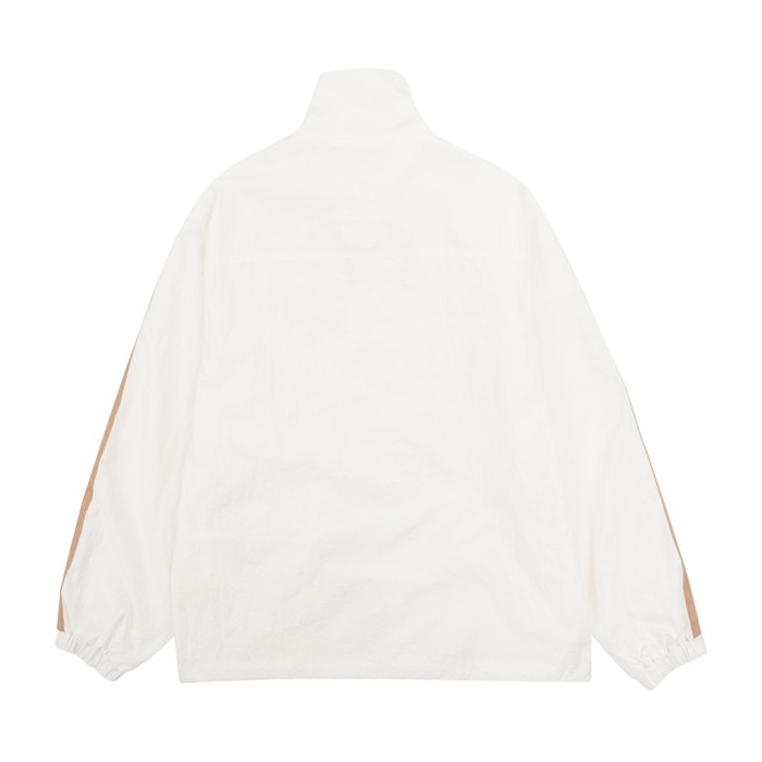 Celine Woven Zip-Up Jacket with Side Webbing