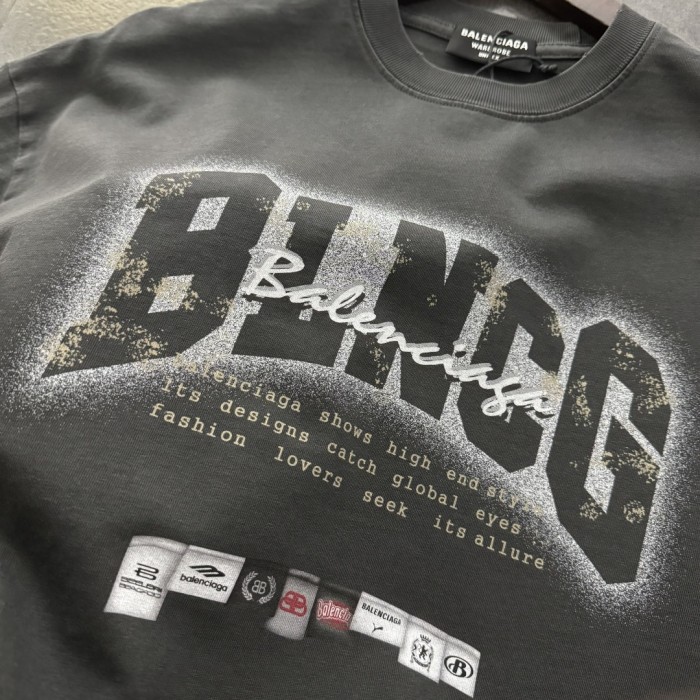 Balenciaga Blurred Coke Short Sleeve T-Shirt