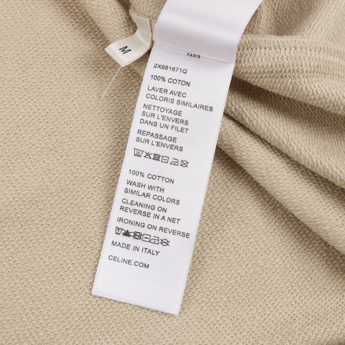 Celine 2021 Signature Logo Hoodie
