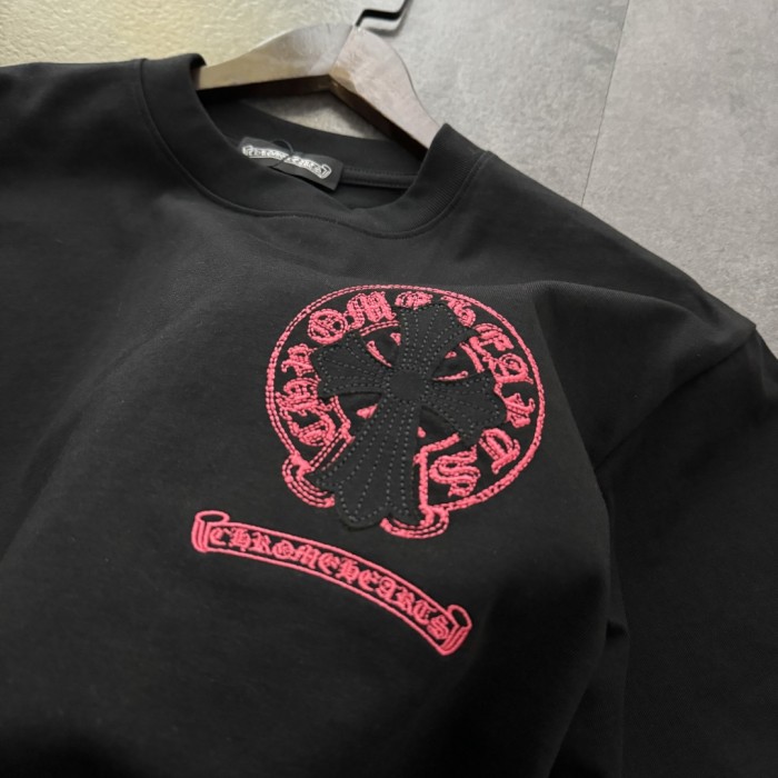 Chrome Hearts Logo Patch Short-Sleeved T-Shirt