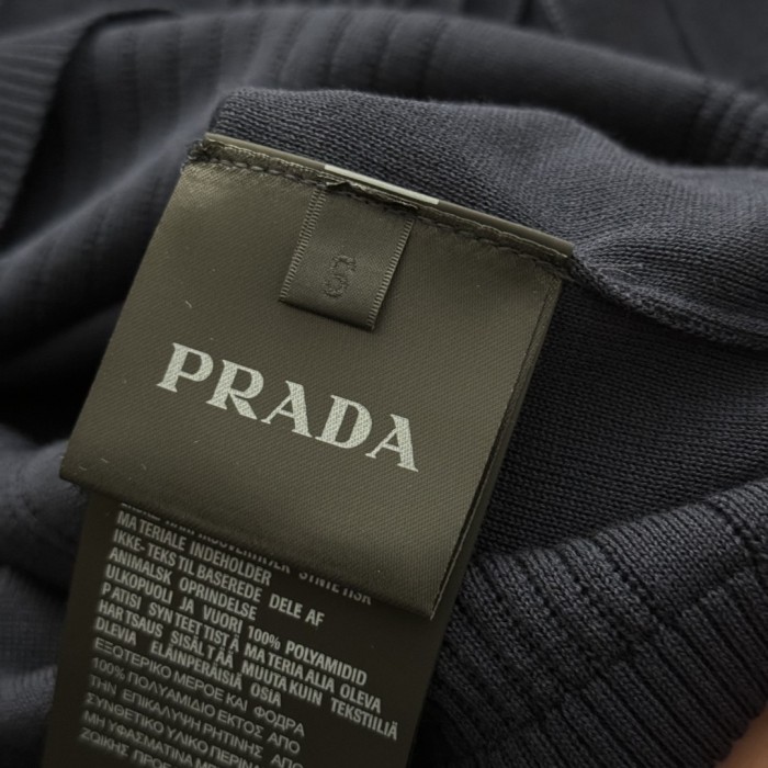 Prada Metal Logo Short-Sleeved T-Shirt