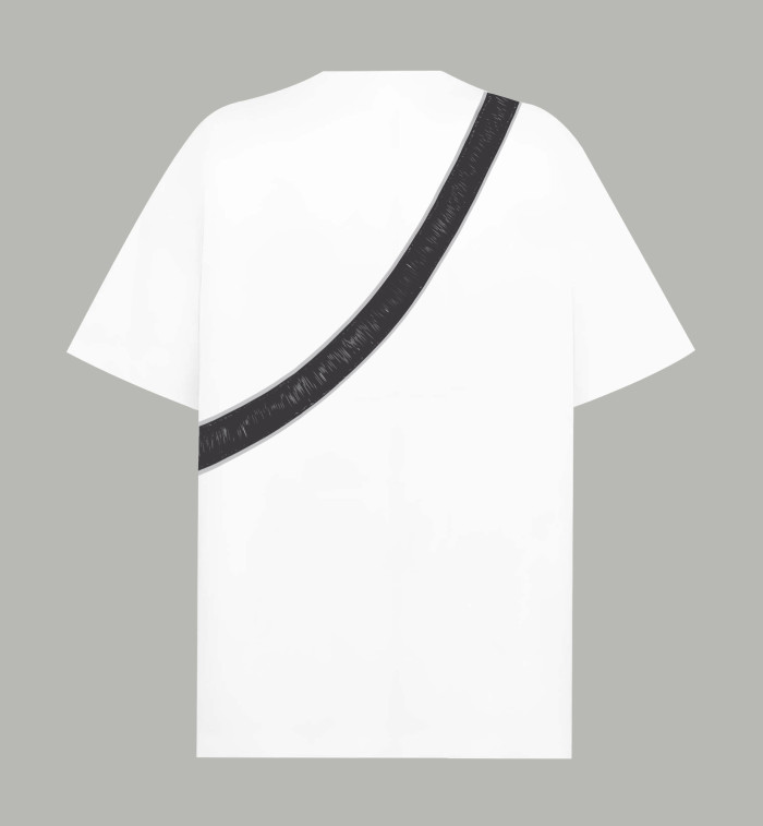 DIOR MEN 2019 Oblique Saddle Bag T-Shirt