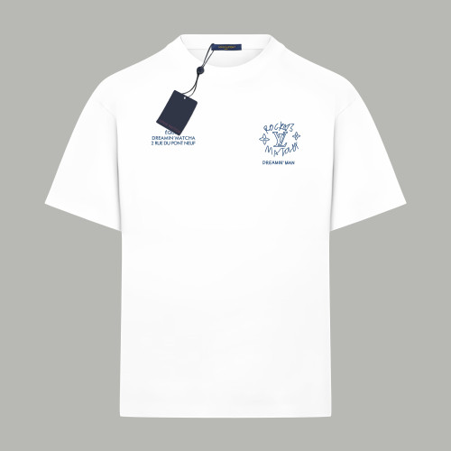Louis Vuitton Logo Cotton T-Shirt