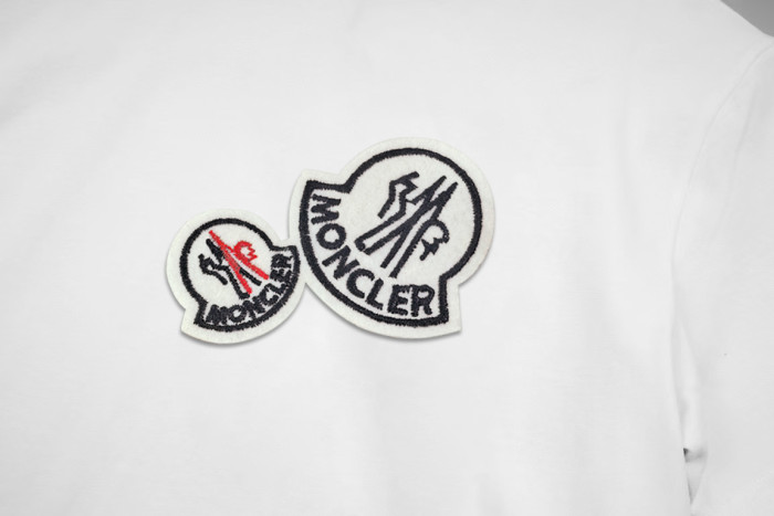 Moncler Men's Double Logo Cotton Jersey T-Shirt