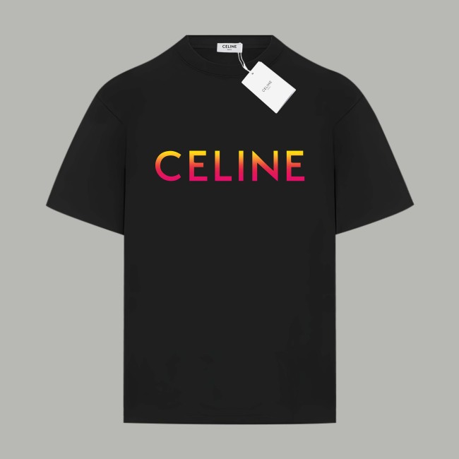 CELINE LOOSE T-SHIRT IN COTTON JERSEY