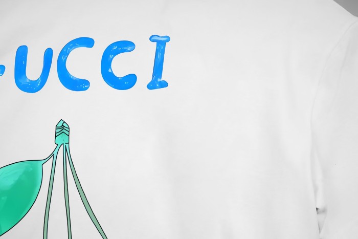 Gucci Cherry Printed Cotton T-shirt