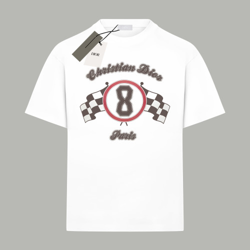 Dior Race Cotton And Linen Jersey T-Shirt