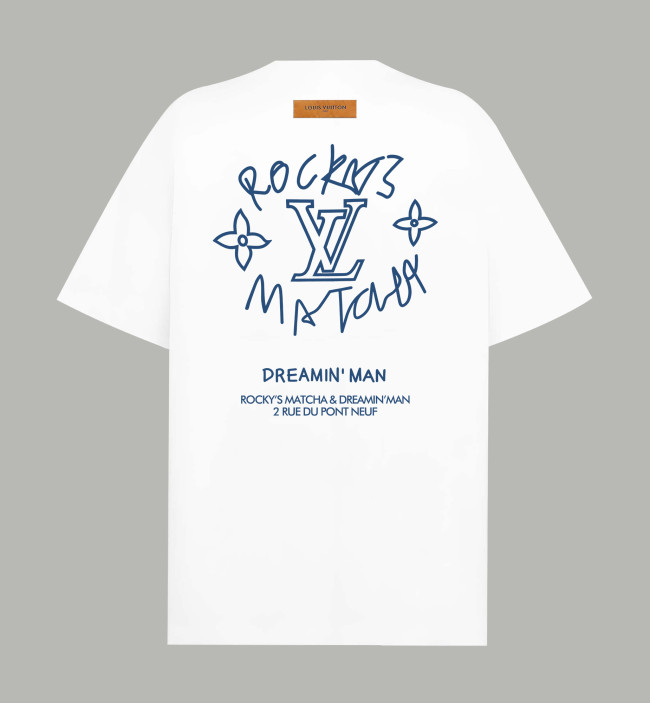 Louis Vuitton Logo Cotton T-Shirt