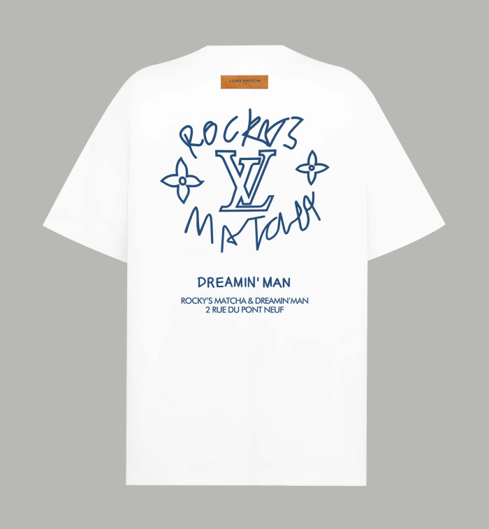 Louis Vuitton Logo Cotton T-Shirt