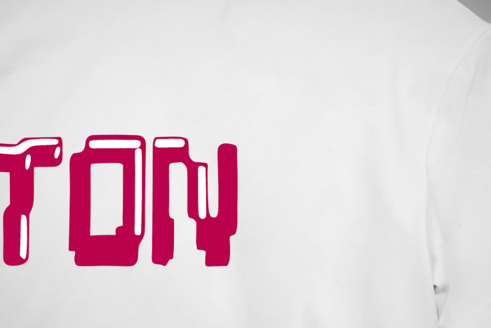 Louis Vuitton Show-Piece Pixel Logo Short-Sleeved T-Shirt