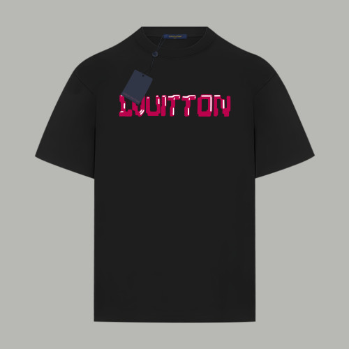Louis Vuitton Show-Piece Pixel Logo Short-Sleeved T-Shirt