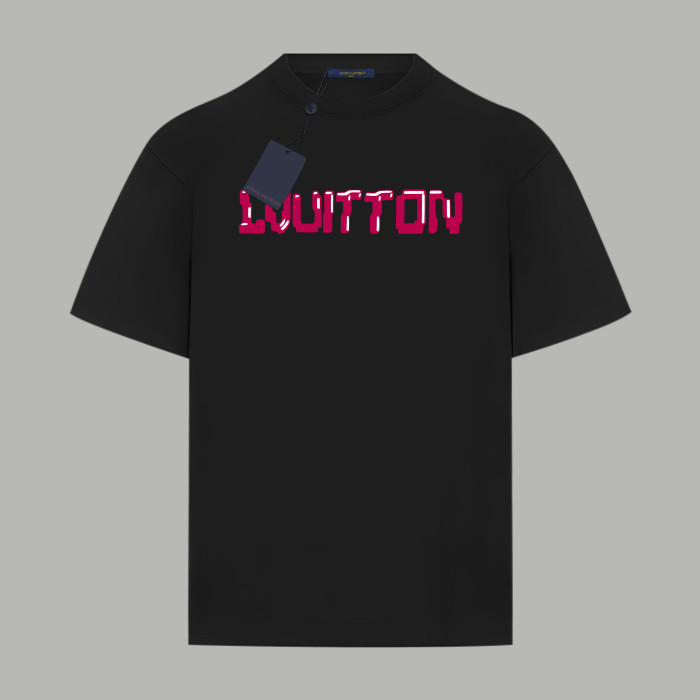 Louis Vuitton Show-Piece Pixel Logo Short-Sleeved T-Shirt