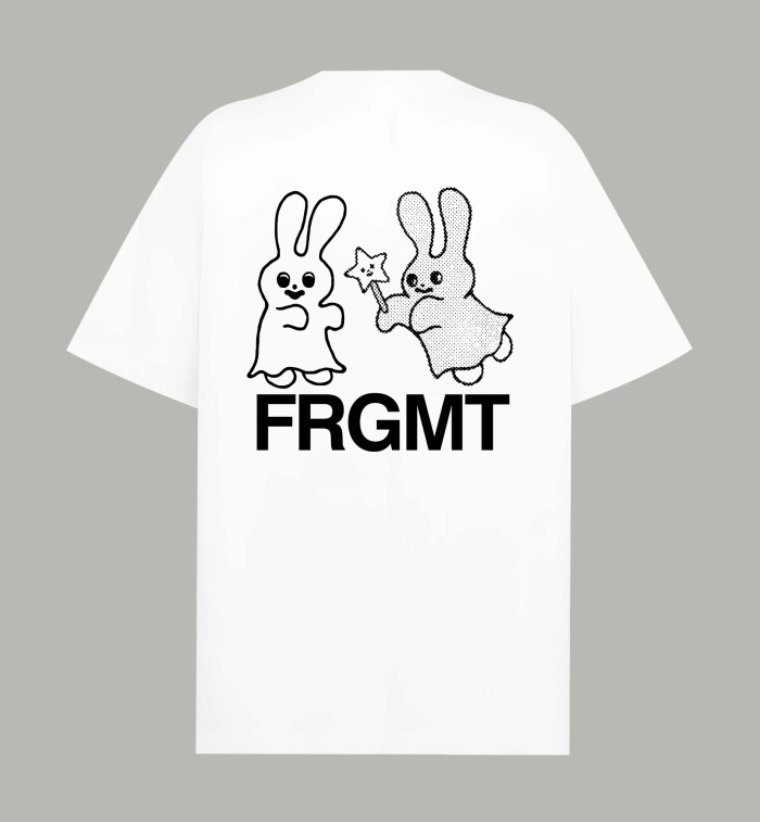Moncler Fragment - Cartoon Logo T-Shirt