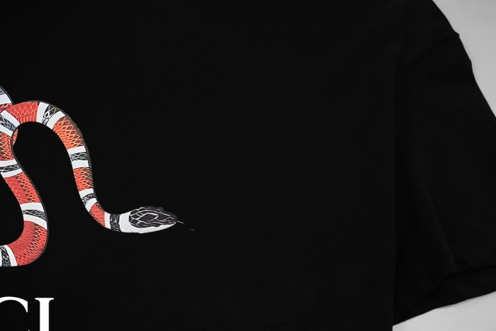 Gucci Snake Cotton Jersey T-Shirt