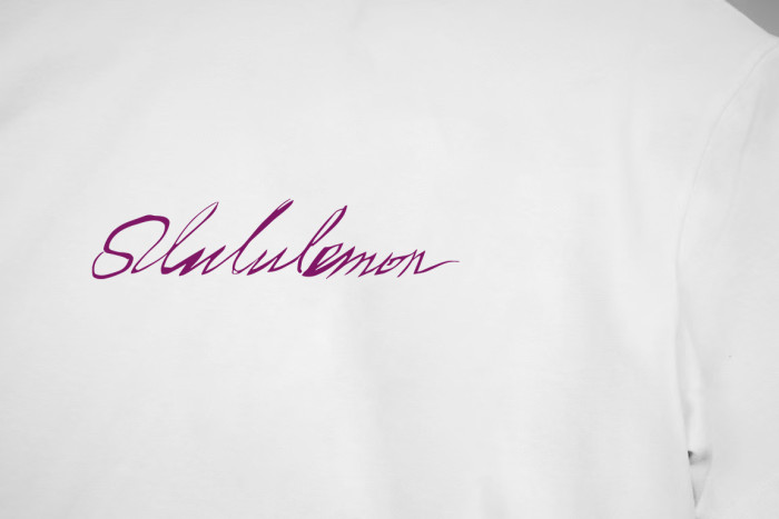 Lululemon Graffiti Logo Print Short Sleeve T-Shirt