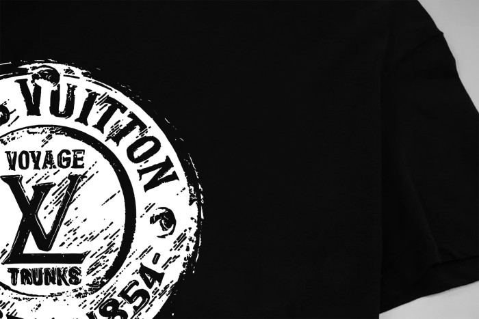 Louis Vuitton LV Stamp Cotton Short Sleeve T-Shirt