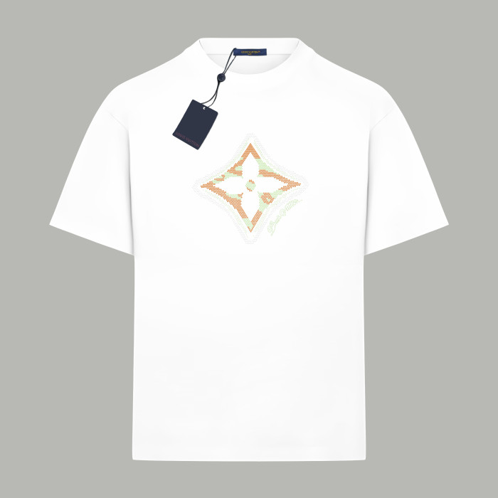 Louis Vuitton Monogram Flower 3D Gradient Print T-Shirt