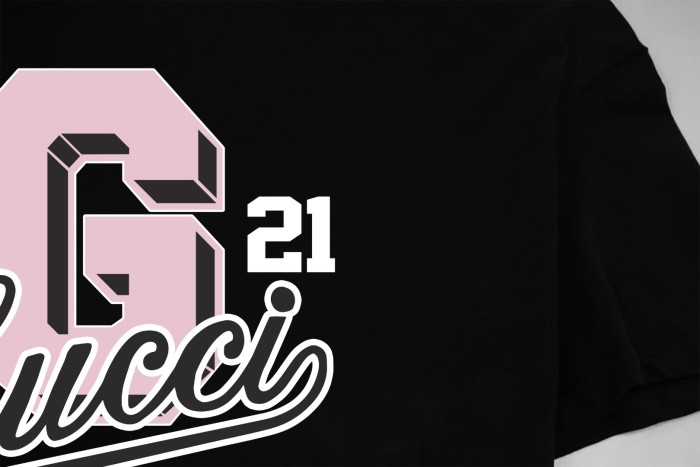 Gucci Pink Logo-Print T-Shirt In Cotton Jersey