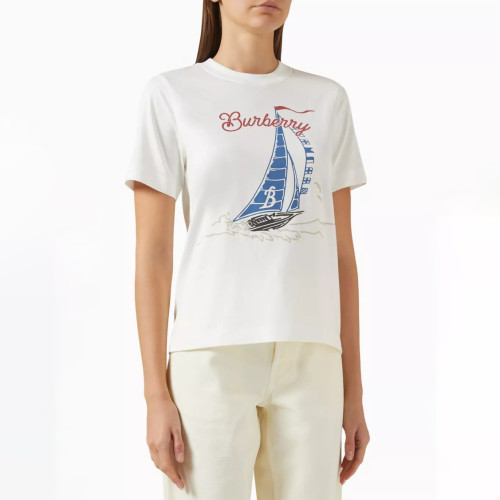 Burberry Printed Crew Neck T-Shirt