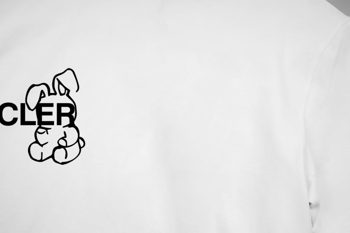 Moncler x FRGMT Cartoon Logo Cotton T-Shirt