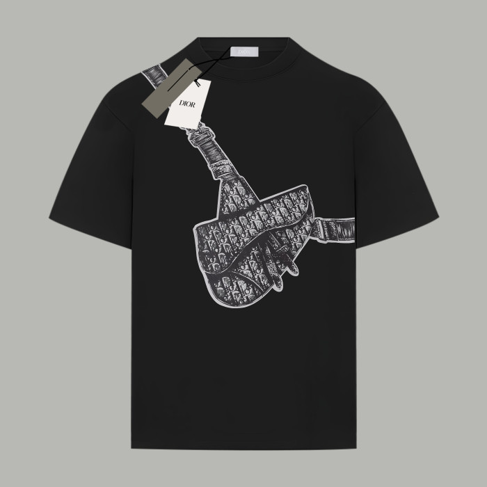 DIOR MEN 2019 Oblique Saddle Bag T-Shirt