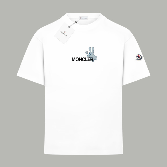 Moncler Fragment - Cartoon Logo T-Shirt