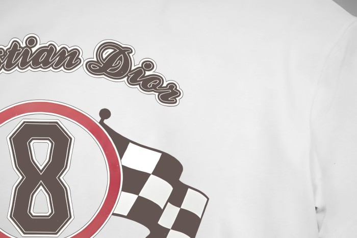 Dior Race Cotton And Linen Jersey T-Shirt