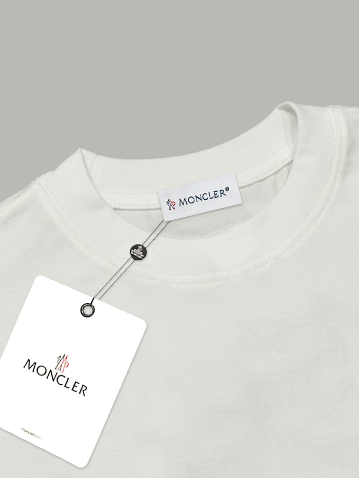 Moncler Men's Double Logo Cotton Jersey T-Shirt